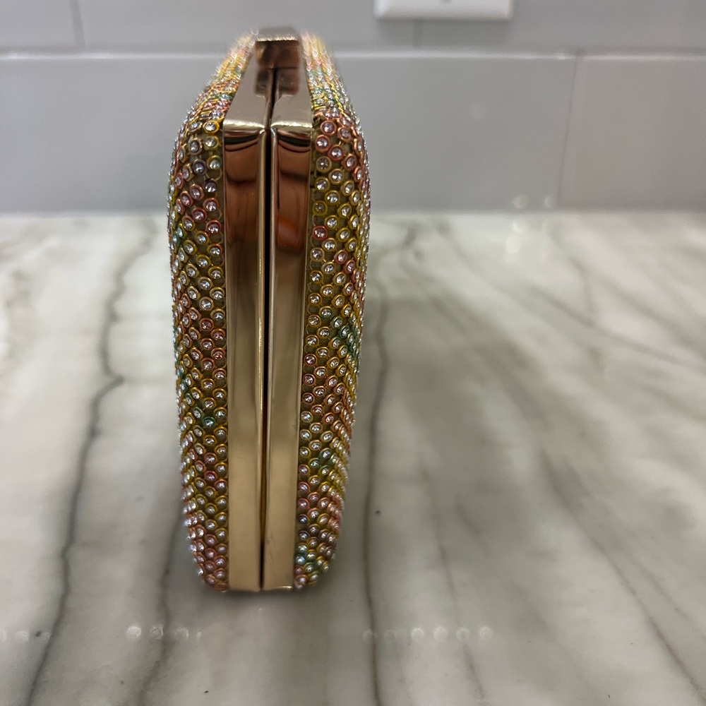 Multicolor Rhinestone Clutch - Picture 4 of 7